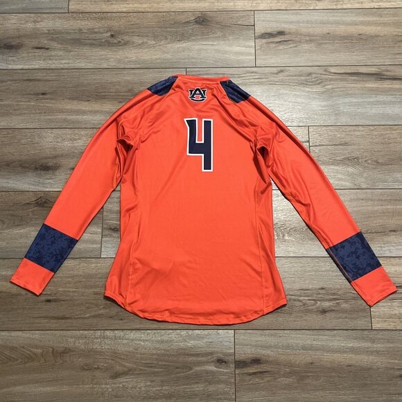 Women's Under Armour Auburn Tigers Volleyball Jersey SZ Small Orange UJVJG4W - Picture 9 of 11
